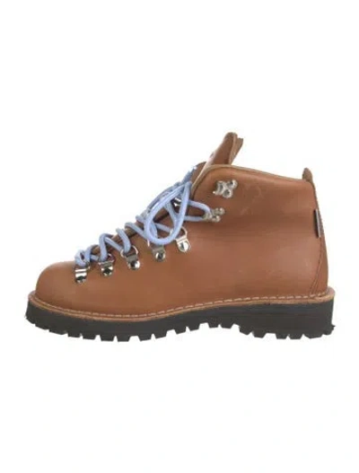 Pre-owned Danner Leather Hiking Boots In Brown