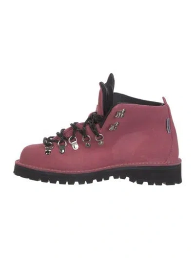 Pre-owned Danner Leather Hiking Boots In Pink