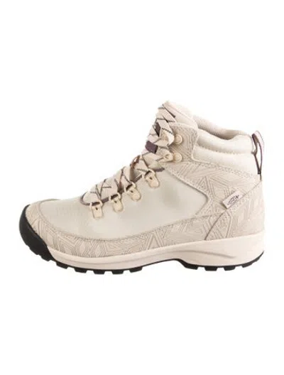 Pre-owned Danner Leather Patterned Hiking Boots In Neutrals