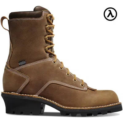 Pre-owned Danner ® Logger 8" Brown Waterproof Work Boots 15439 - All Sizes -