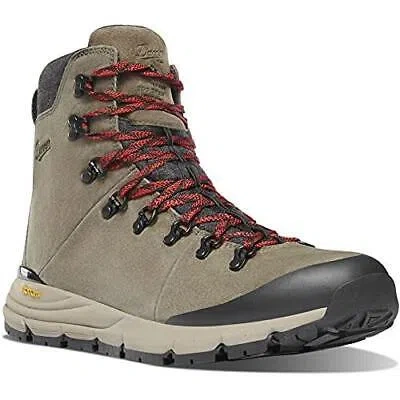 Pre-owned Danner Men's Arctic 600 Side-zip 7" Waterproof 200g Hiking Boot, Brown/red 200g