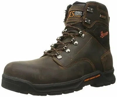 Pre-owned Danner Men's Crafter 6" Non-metallic Toe-m Color Brown