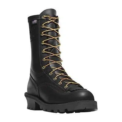 Pre-owned Danner Men's Flashpoint Ii 10 Inch All Leather Work Boot, Black