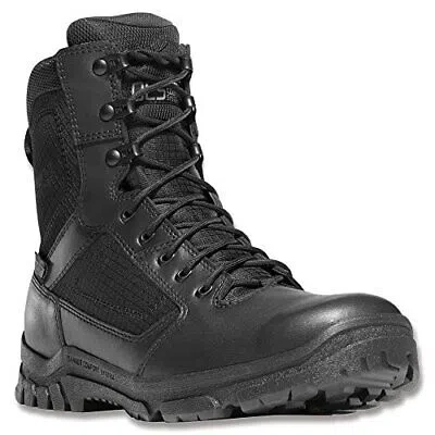 Pre-owned Danner Men's Lookout 8" Lace Up Waterproof Work Boot, Black
