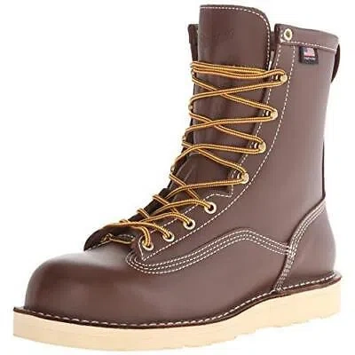 Pre-owned Danner Men's Power Foreman 8 Inch Work Boot, Brown