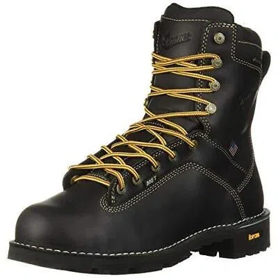 Pre-owned Danner Men's Quarry Usa 8" Construction Boot, Black