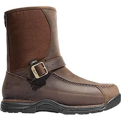 Pre-owned Danner Men's Sharptail 10" Rear Zip Waterproof Hunting Boots, Dark Brown
