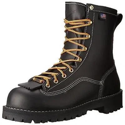 Pre-owned Danner Men's Super Rain Forest 8 Inch Work Boot, Black