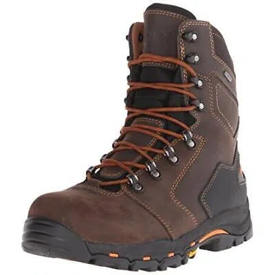 Pre-owned Danner Men's Vicious 8 Inch Nmt Work Boot, Brn/org