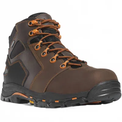 Danner Men's Vicious Soft Toe Wp Work Boot In Brown