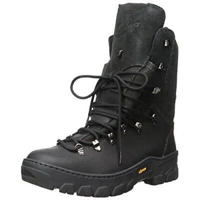 Pre-owned Danner Men's Wildland Tactical Firefighter 8" Fire And Safety Boot, Black In Red