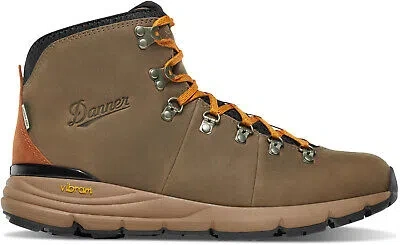 Pre-owned Danner Mens Mountain 600 4.5in Chocolate Chip/golden Oak Suede Hiking Boots
