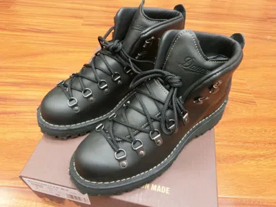 Pre-owned Danner Mountain Light Ii Boots 5" Black 30860 Made In Usa