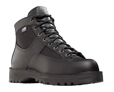 Pre-owned Danner Patrol 6in Mens Black Leather Goretex Uniform Boots 25200