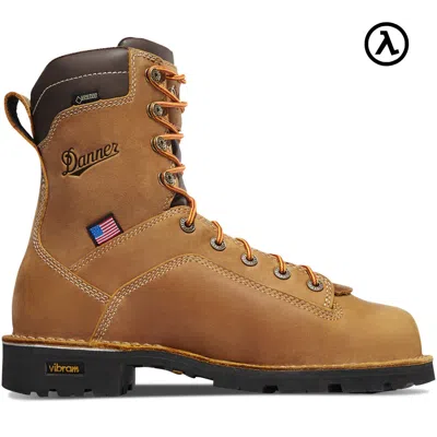 Pre-owned Danner ® Quarry Usa 8" Alloy Toe Waterproof Work Boots 17317 - All Sizes - In Brown