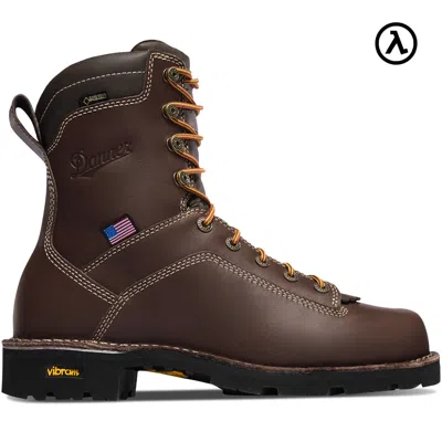 Pre-owned Danner ® Quarry Usa 8" Brown Waterproof Work Boots 17305 - All Sizes -