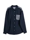 Danner Split Checked Shirt In Multi
