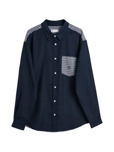 Danner Split Checked Shirt In Multi