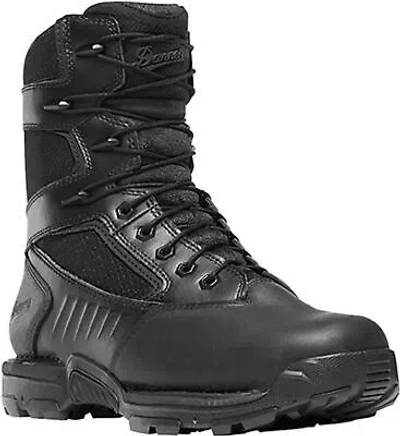 Pre-owned Danner Striker Bolt Mens Black Leather 8in Gtx Tactical Boots