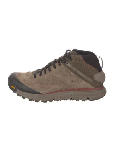 Pre-owned Danner Suede Colorblock Pattern Lace-up Boots In Multi