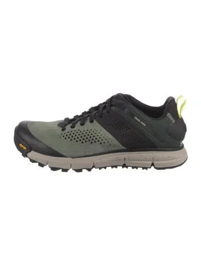 Pre-owned Danner Suede Colorblock Pattern Sneakers In Green