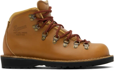Danner Tan Mountain Pass Boots In Horween Rio