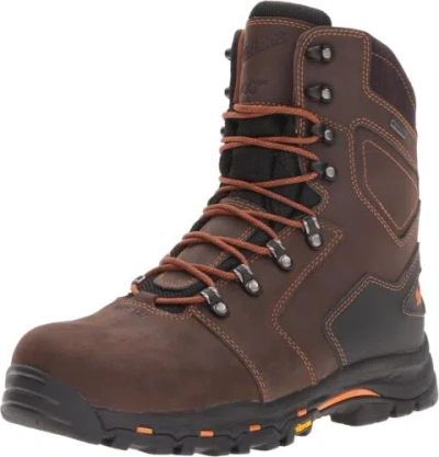 Pre-owned Danner Vicious 8” Insulated Work Boots For Men With Composite Toe -... In Brown
