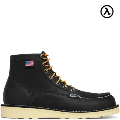 Pre-owned Danner ® Women's Bull Run Toe 6" Black Work Boots 15587 - All Sizes -