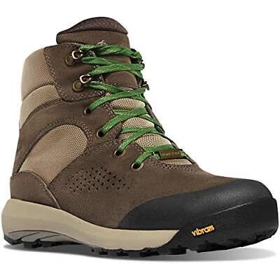 Pre-owned Danner Women's Inquire Mid 5" Waterproof Lifestyle Boot, Brown/cactus In Green