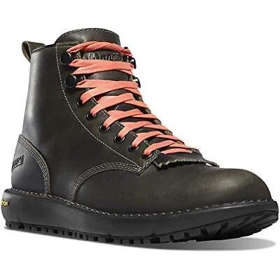 Pre-owned Danner Women's Logger 917 6" Waterproof Lifestyle Boot, Charcoal In Gray