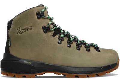 Danner Women's Mountain 600 Evo Gore-tex Waterproof Hiking Boots In Tin Gray/island Green