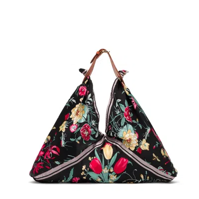 Danni Ro Women's Joy Bag Scarf - Black Scarf