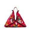 Danni Ro Women's Joy Bag Scarf - Red Scarf In Red