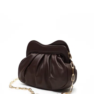 Danni Ro Women's Lisbon Baby Clutch - Chocolate Brown