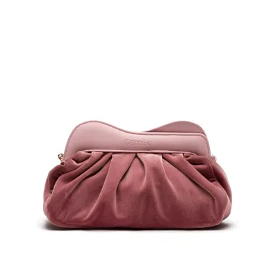 Danni Ro Women's Lisbon Baby Clutch - Velvet Pink