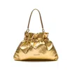 Danni Ro Women's Manhattan Bag - Gold Leather In Gold