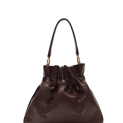 Danni Ro Women's Manhattan Bag- Dark Brown Leather