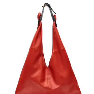 Danni Ro Women's Yellow / Orange Joy Bag Leather Baby - Orange Brick