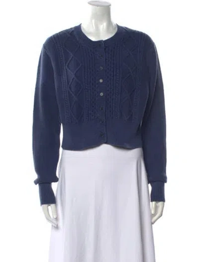 Pre-owned Dannijo Crew Neck Sweater W/ Tags In Blue