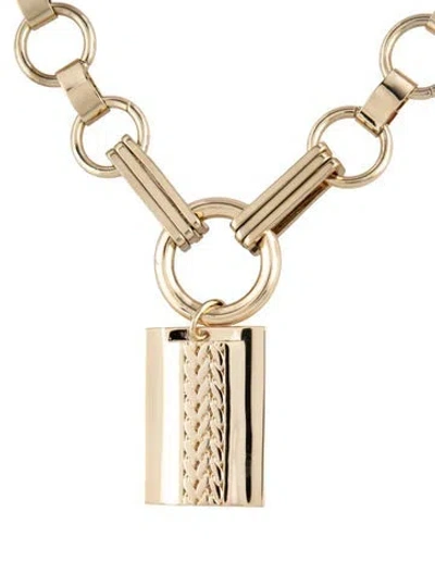 Pre-owned Dannijo Elisa Pendant Necklace, 19.25" In Multi
