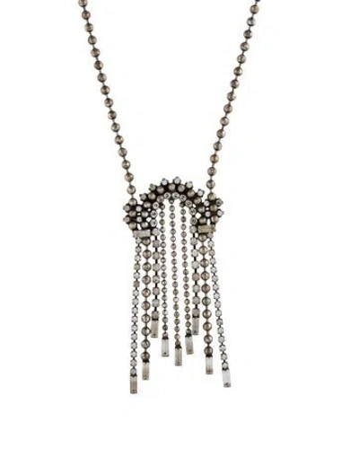 Pre-owned Dannijo Gina Necklace, 28" In Multi