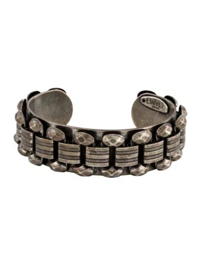 Pre-owned Dannijo Grommet Cuff Bracelet, 6.5" In Multi