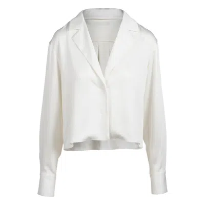 Dannijo Ivory Boss Shirt In White