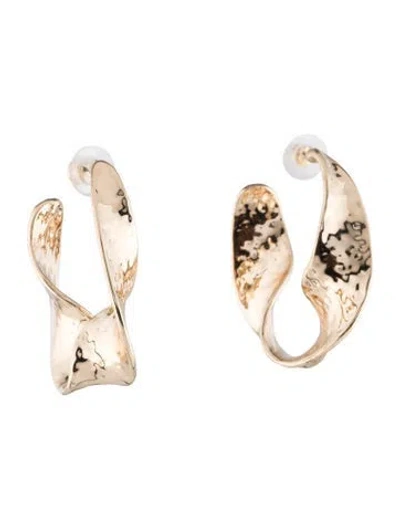 Pre-owned Dannijo Lew Hoop Earrings In Multi