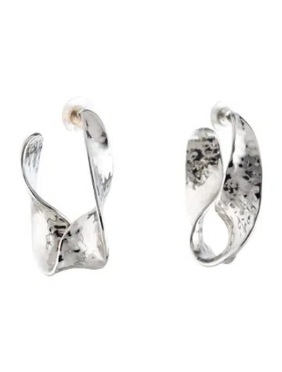 Pre-owned Dannijo Lew Hoop Earrings In Multi