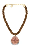 Dannijo Lisbeth Necklace In Brown