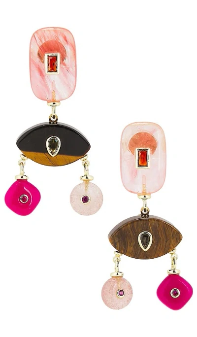 Dannijo Maribel Earrings In Multi