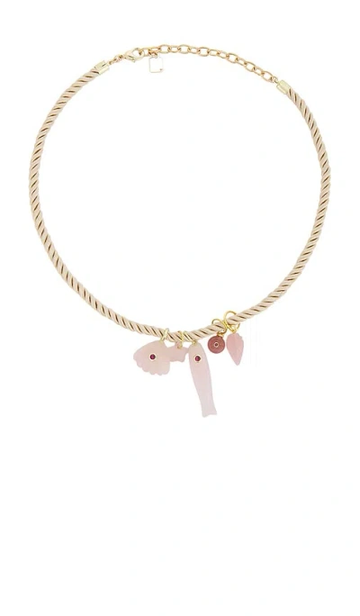 Dannijo Mich Necklaces In Pink