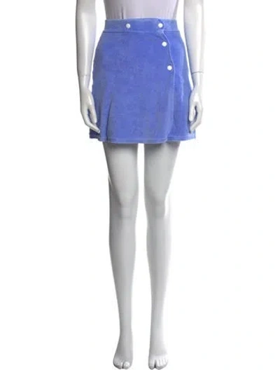 Pre-owned Dannijo Mini Skirt In Blue
