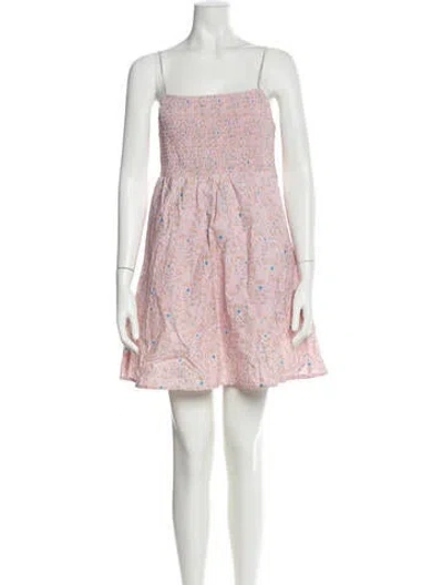 Pre-owned Dannijo Paisley Print Dress Set In Pink